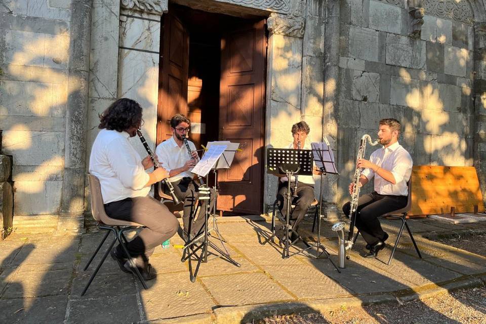 Quartetto sul sagrato