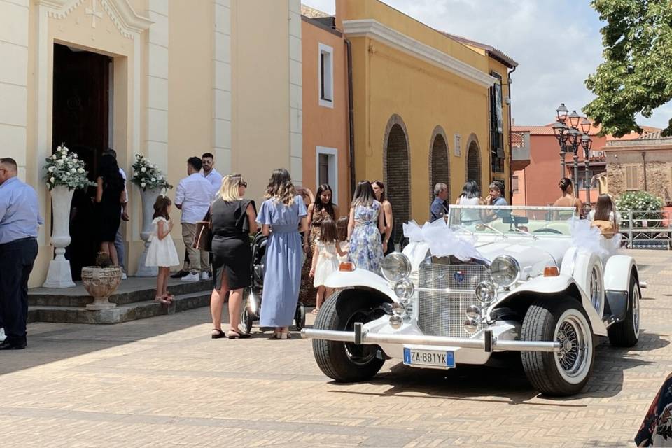 Arrivo in chiesa