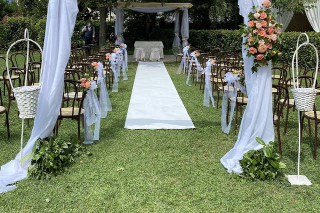 Allestimento in Giardino