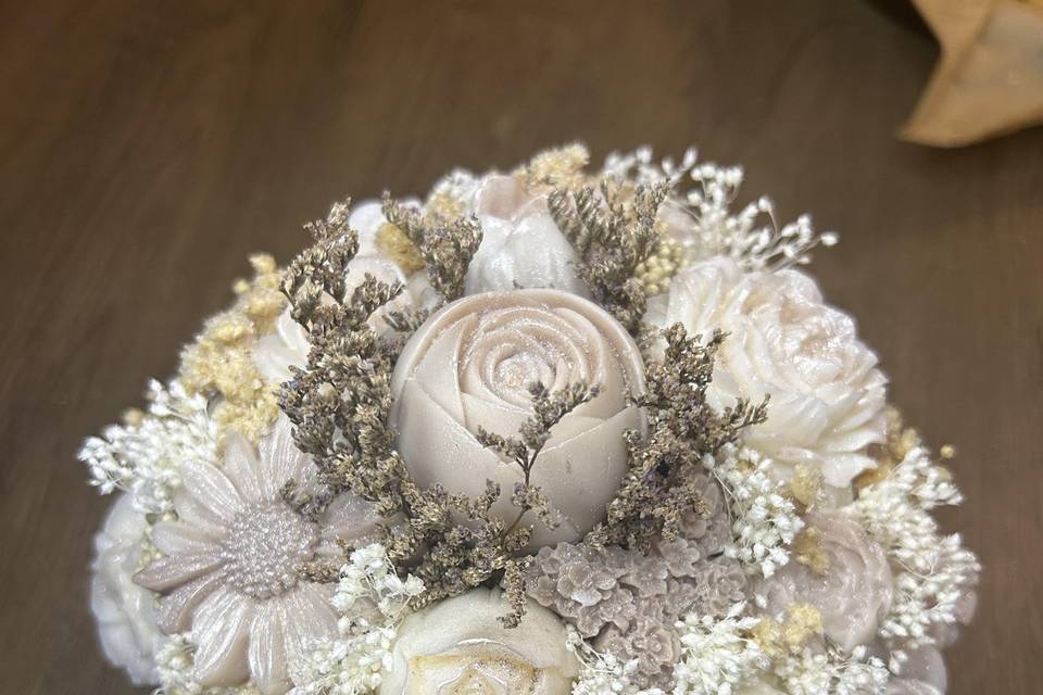 Boquet vaso legno 2