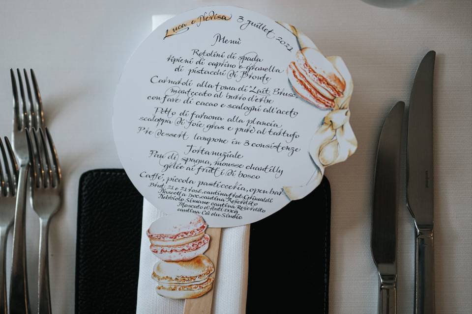 Menu tema Paris