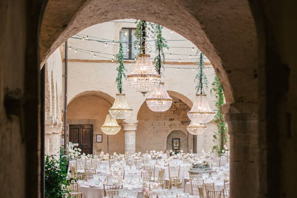 Allestimento sala matrimonio