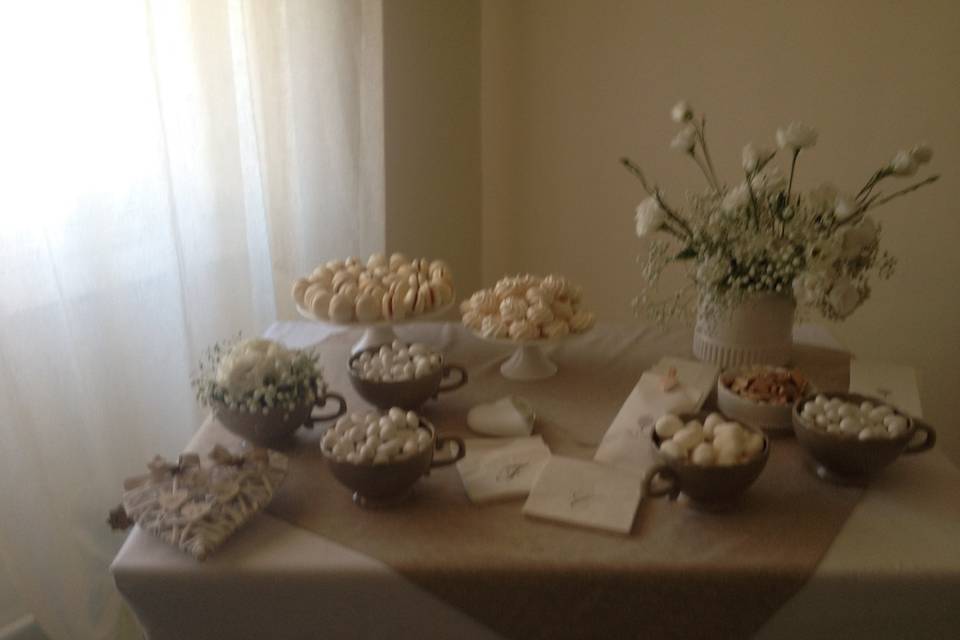 Allestimento casa sposa