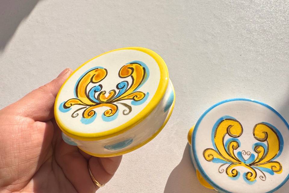 Tamburello in ceramica
