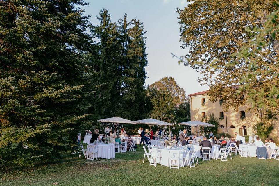 Ricevimento nel parco secolare