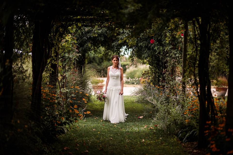 La sposa nel parco