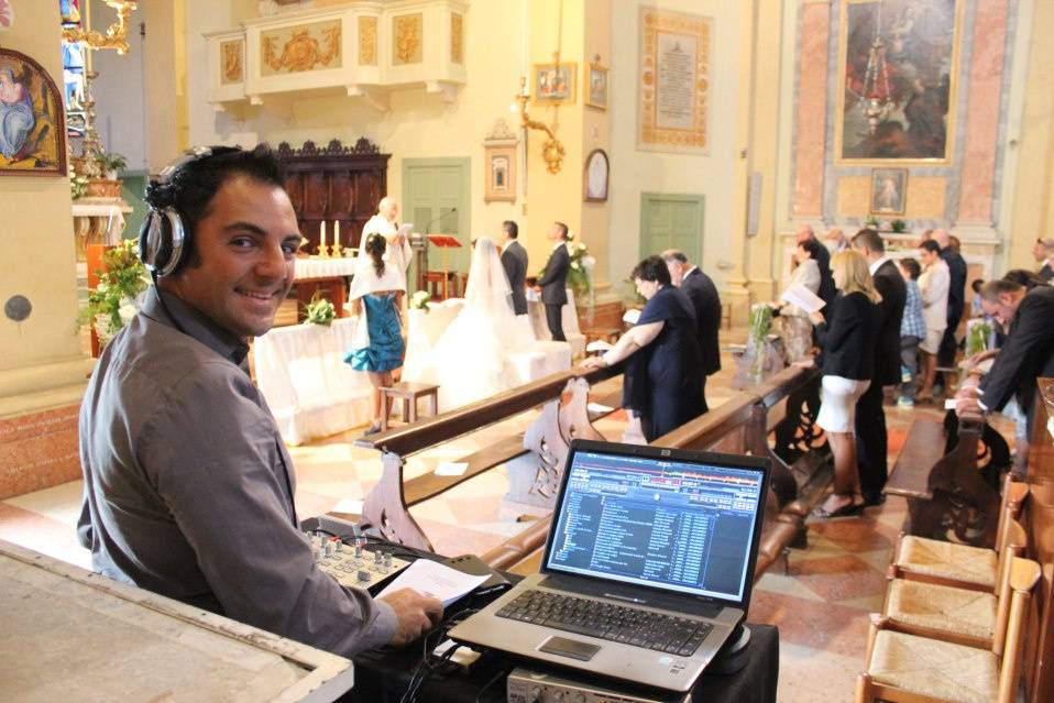 Mauro Chianese DJ in Chiesa