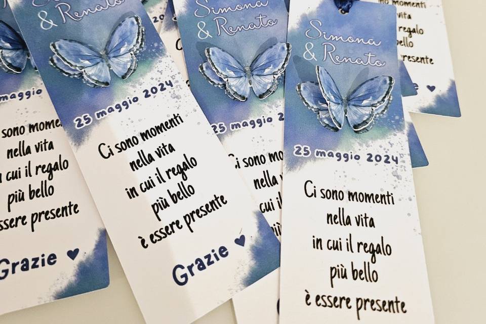 Segnaposto con dettaglio