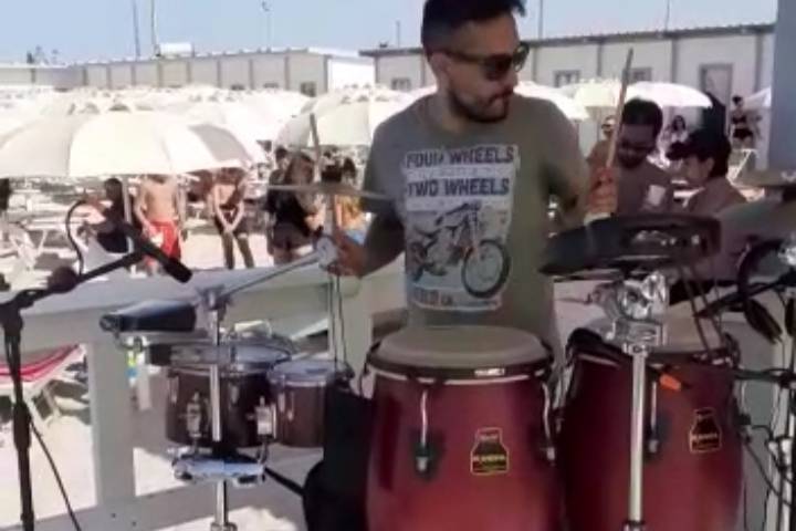 Live on the beach
