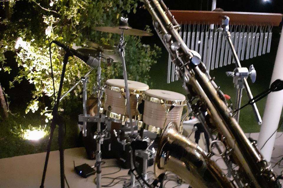 Percussioni e sax