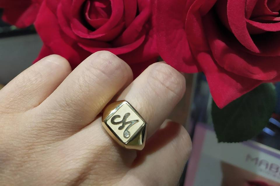 Anello oro giallo 18kt