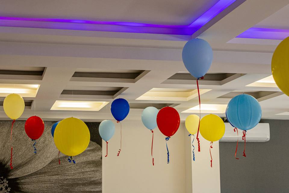 Allestimento con palloncini