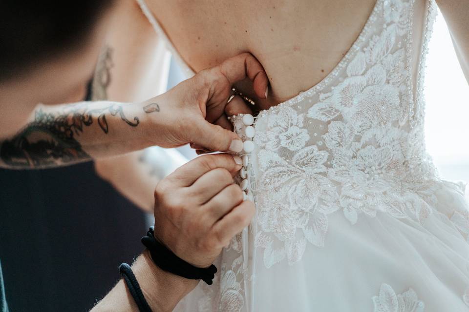 Preparazione sposa