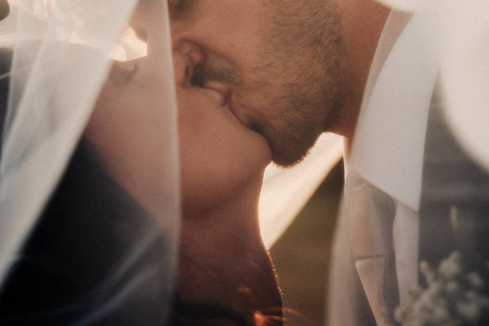 Bacio al tramonto
