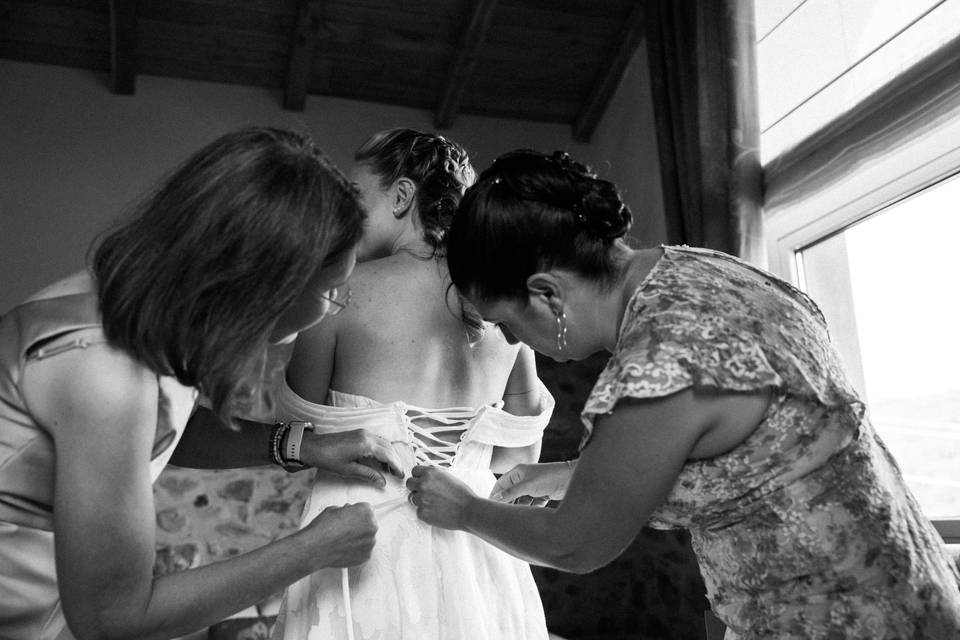 Preparazione sposa