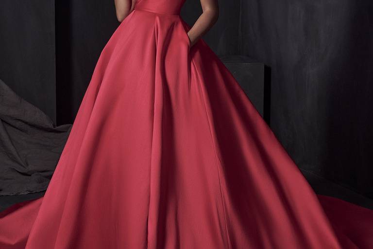 Abito da sposa rosso