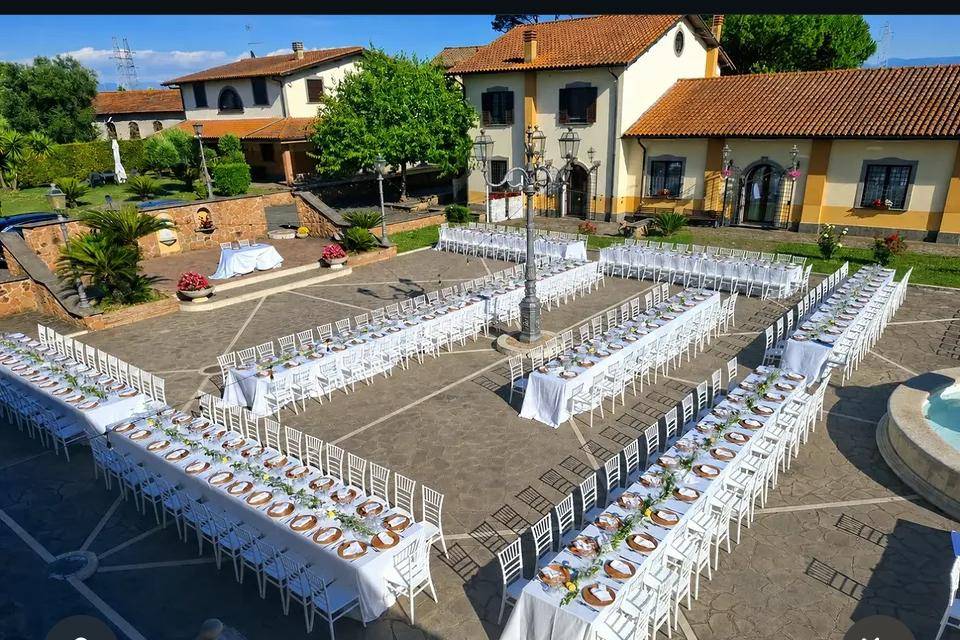 Allestimento corte
