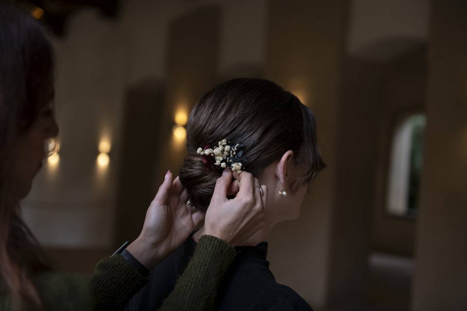 Preparazione sposa