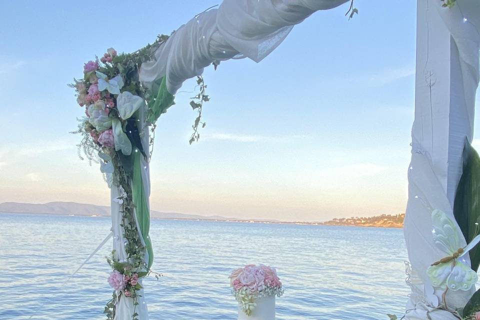 Angolo torta spiaggia