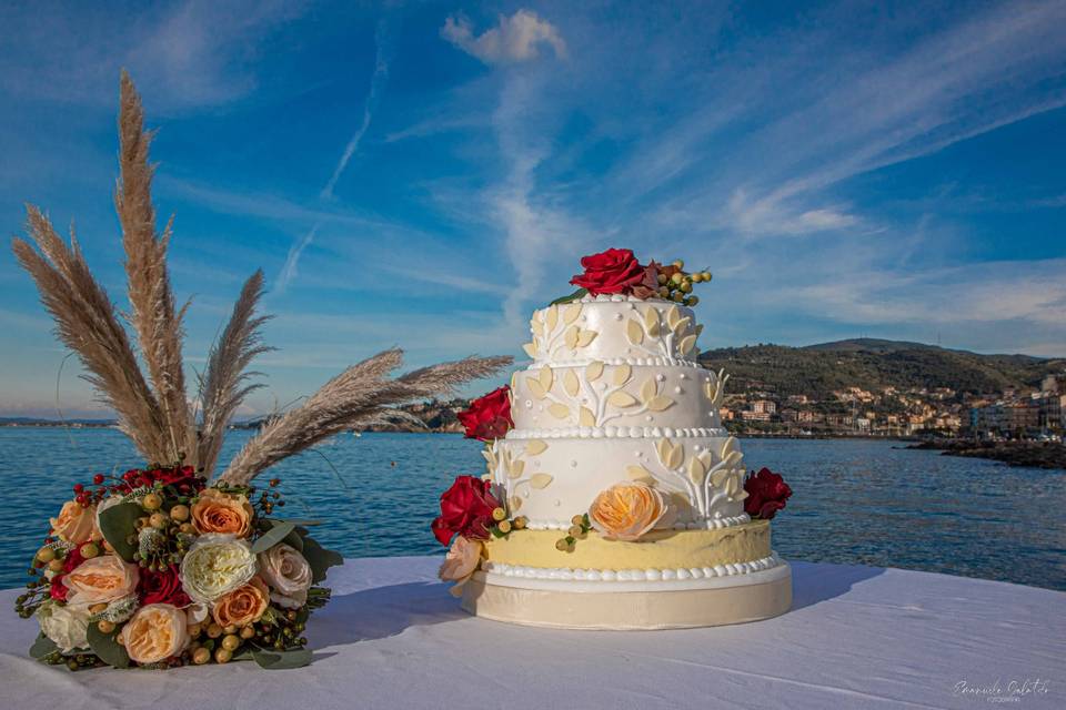 Torta in spiaggia