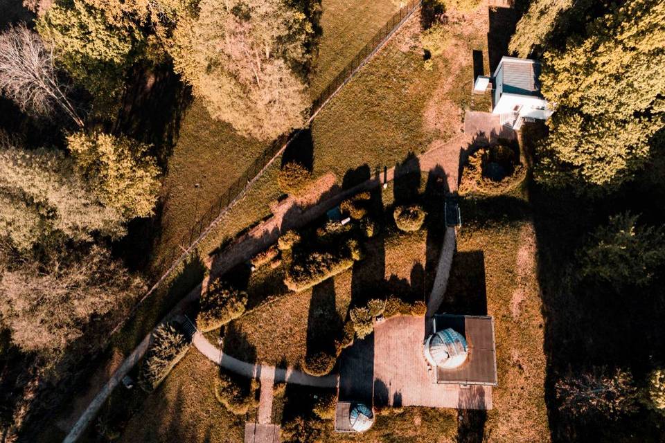 Ripresa con drone matrimonio