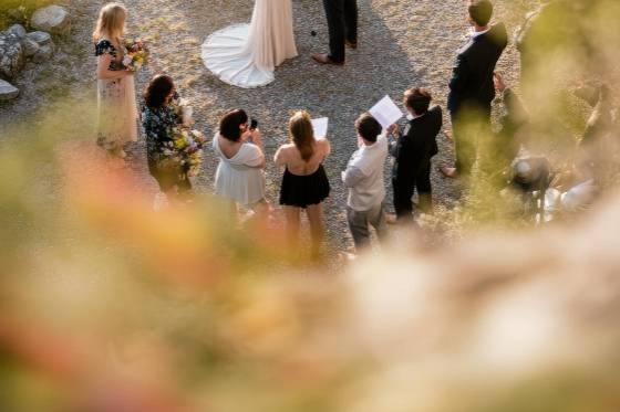 Ripresa con drone matrimonio