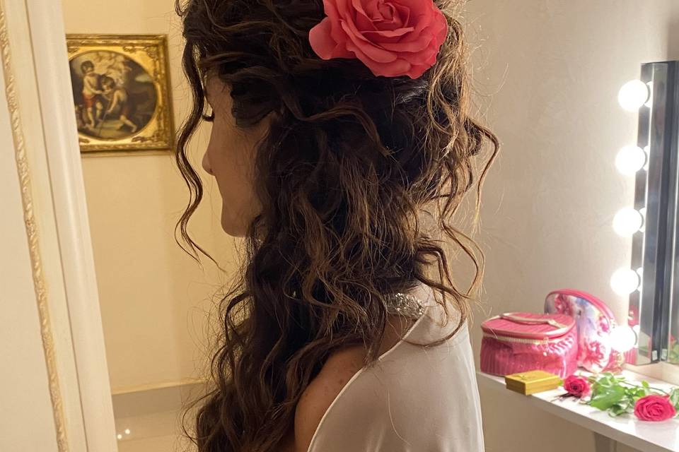 Cambio acconciatura sposa