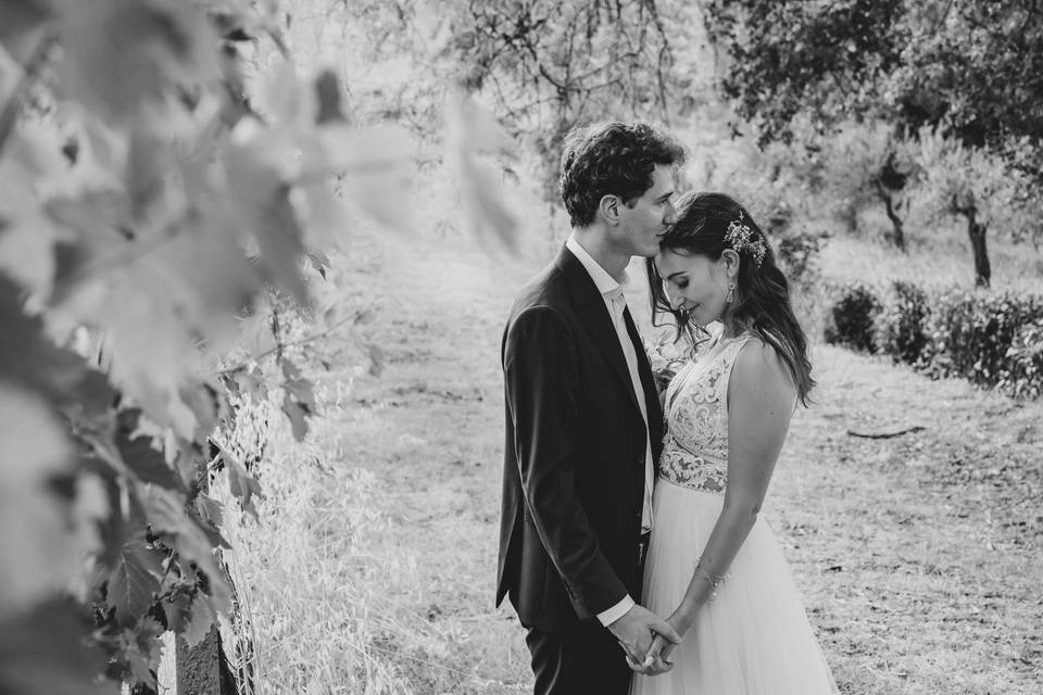 Tuscany Wedding - candid photo