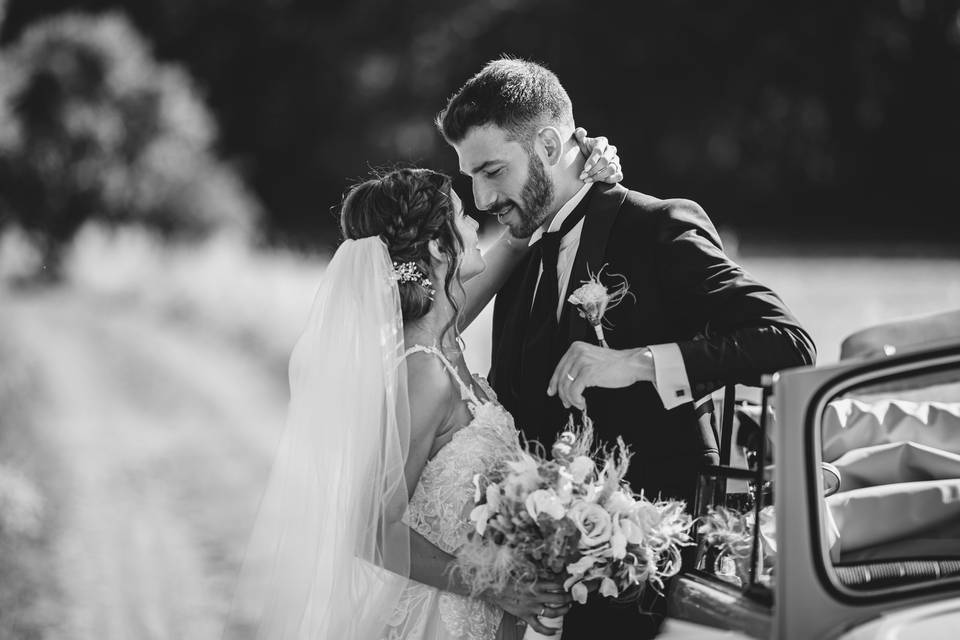 Tuscany Wedding - candid photo