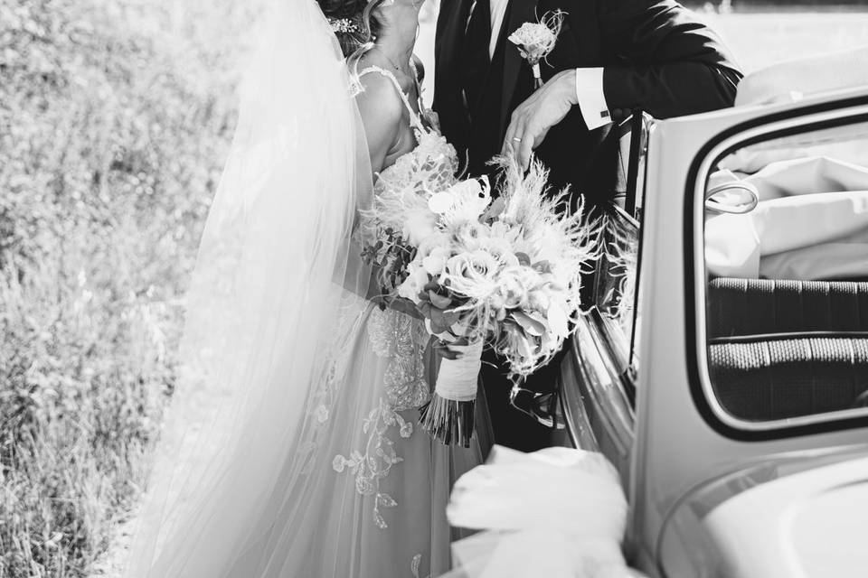 Tuscany Wedding - candid photo