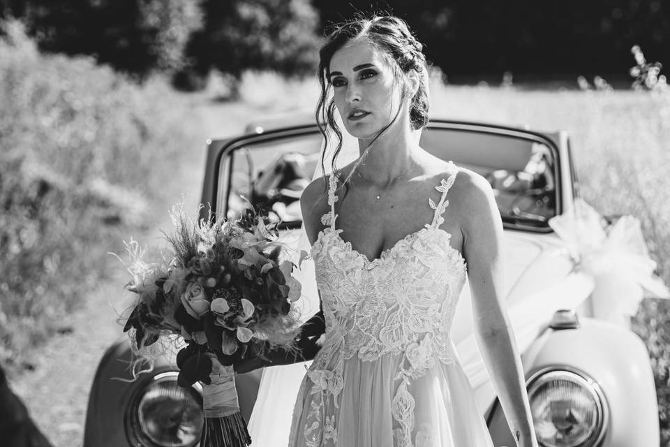 Tuscany Wedding - candid photo