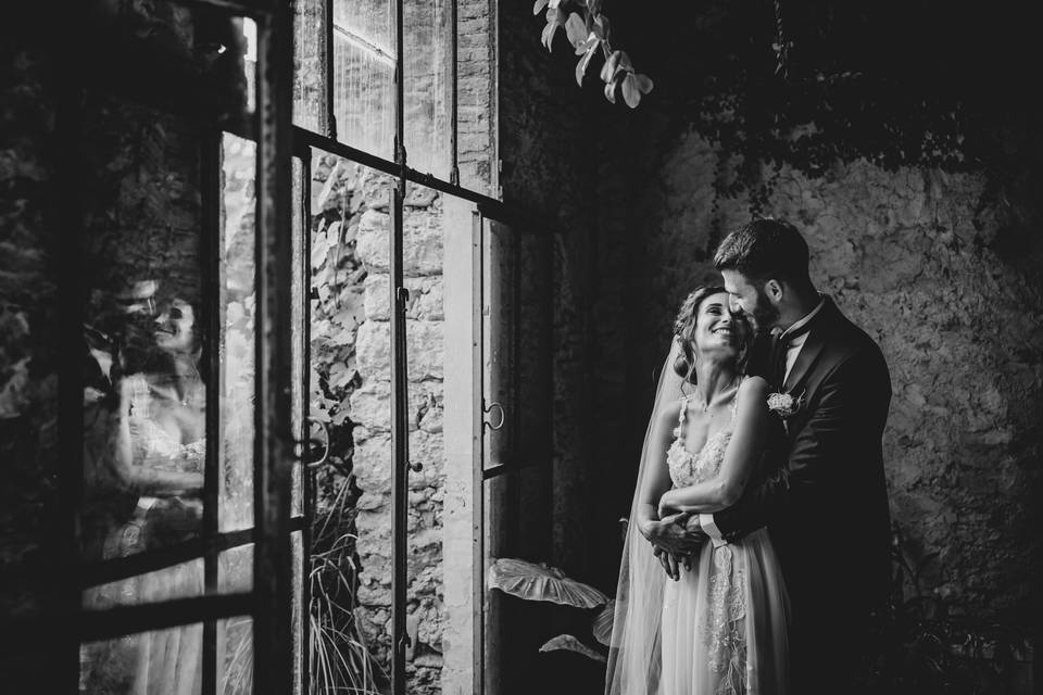 Tuscany Wedding - candid photo