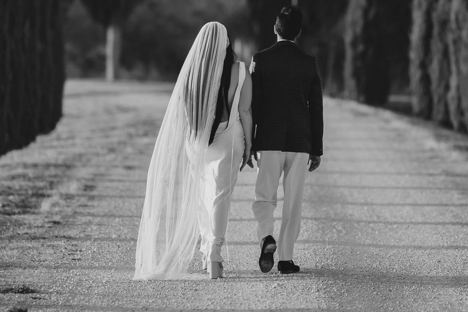 Tuscany Wedding - candid photo