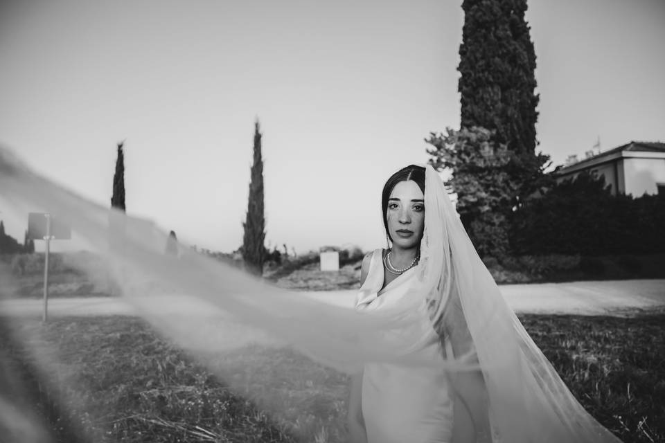 Tuscany Wedding - candid photo