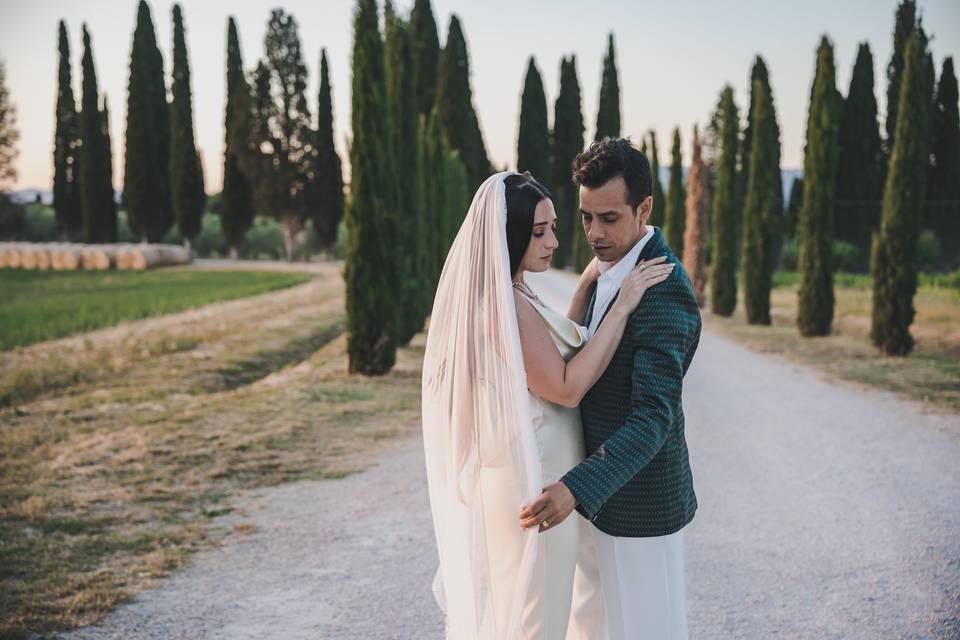 Tuscany Wedding - candid photo