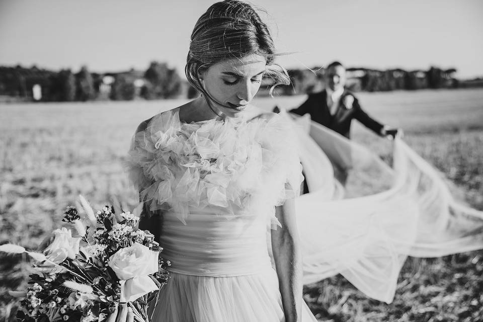 Tuscany Wedding - candid photo