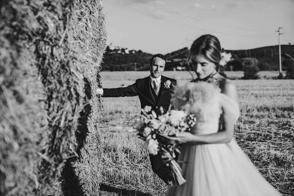 Tuscany Wedding - candid photo