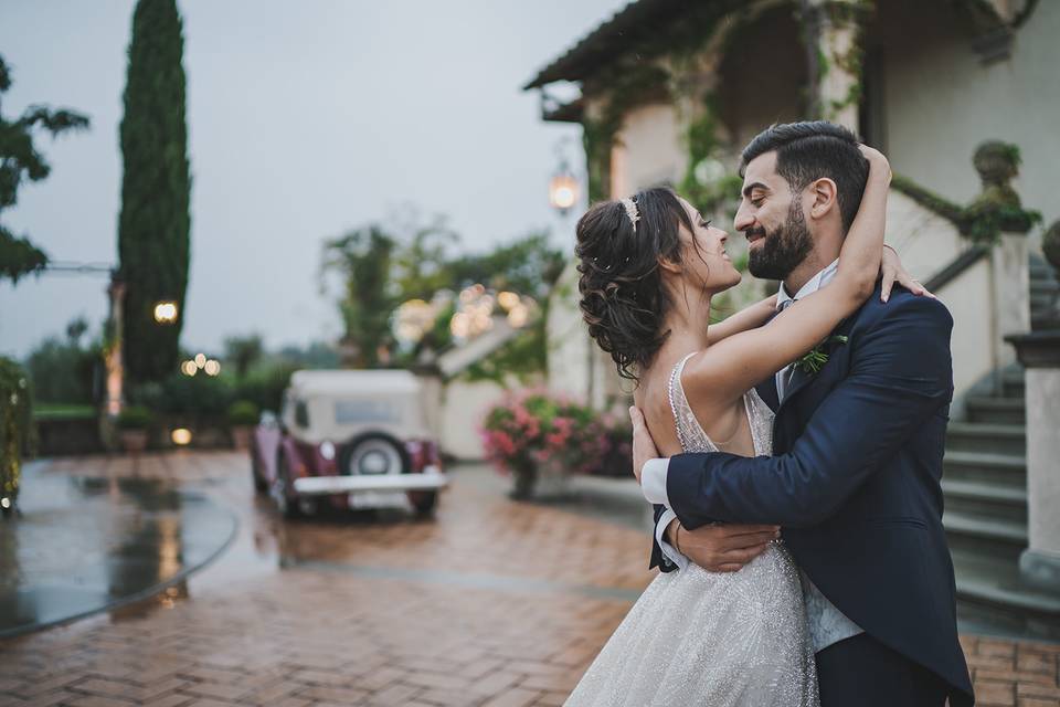 Tuscany Wedding - candid photo