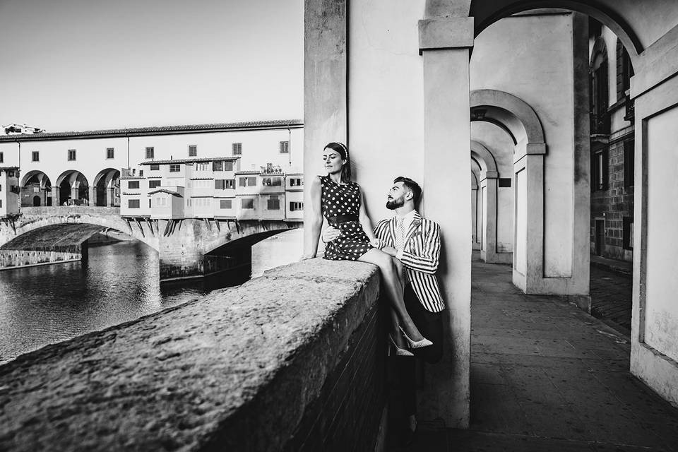 Tuscany Wedding - candid photo