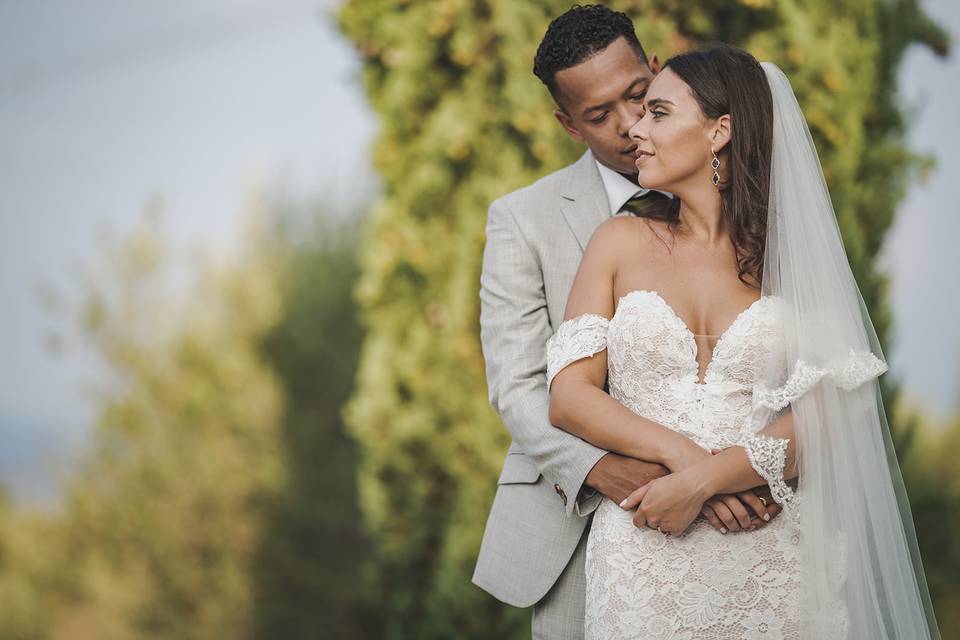 Tuscany Wedding - candid photo