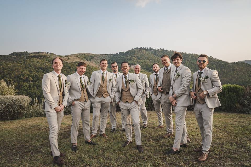 Tuscany Wedding - candid photo