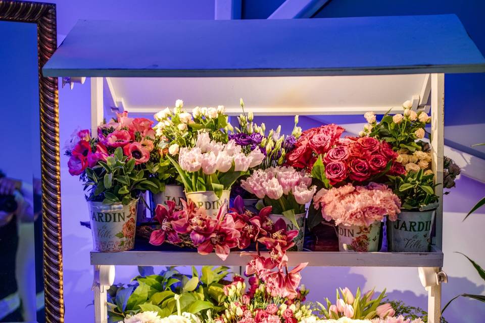 Flower Bar per I vostri ospiti