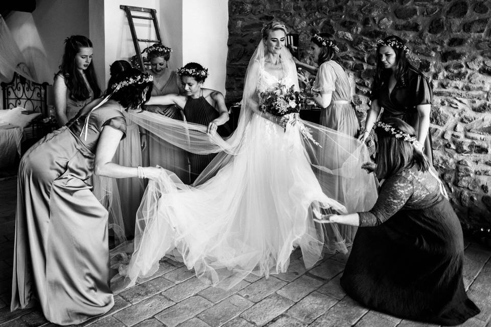 Sposa- getting ready