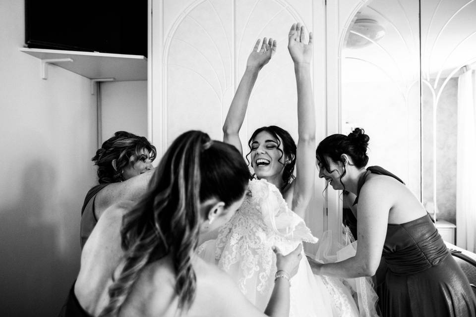 Sposa- getting ready- reportag