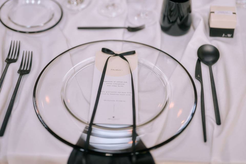 Mise en place Black & white