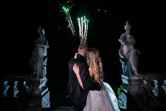 Momento romantico fuochi