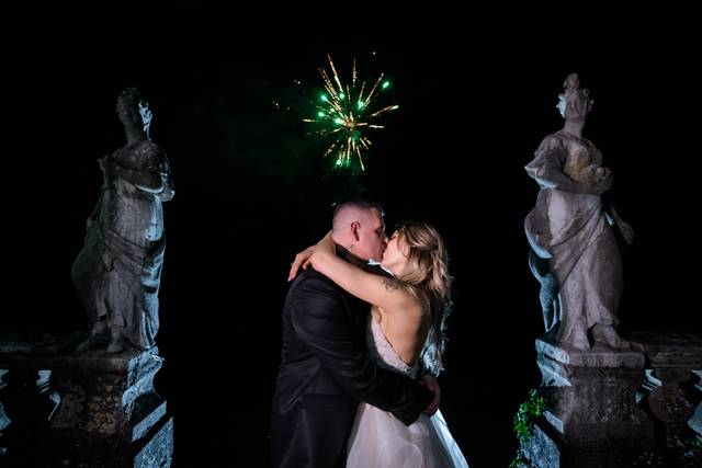 Momento romantico fuochi