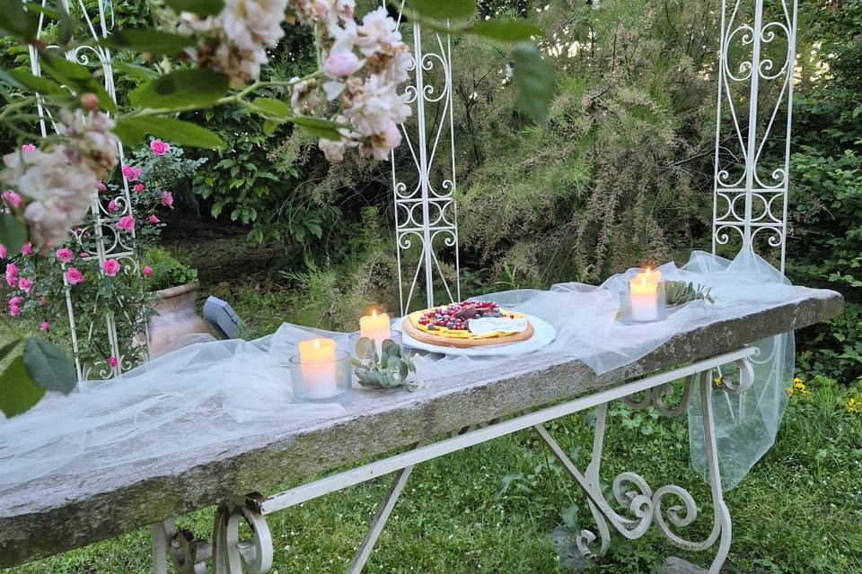 Allestimento taglio torta