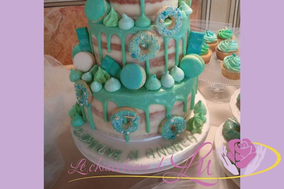 Tiffany wedding cake