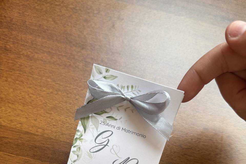 Segnaposto con confetti